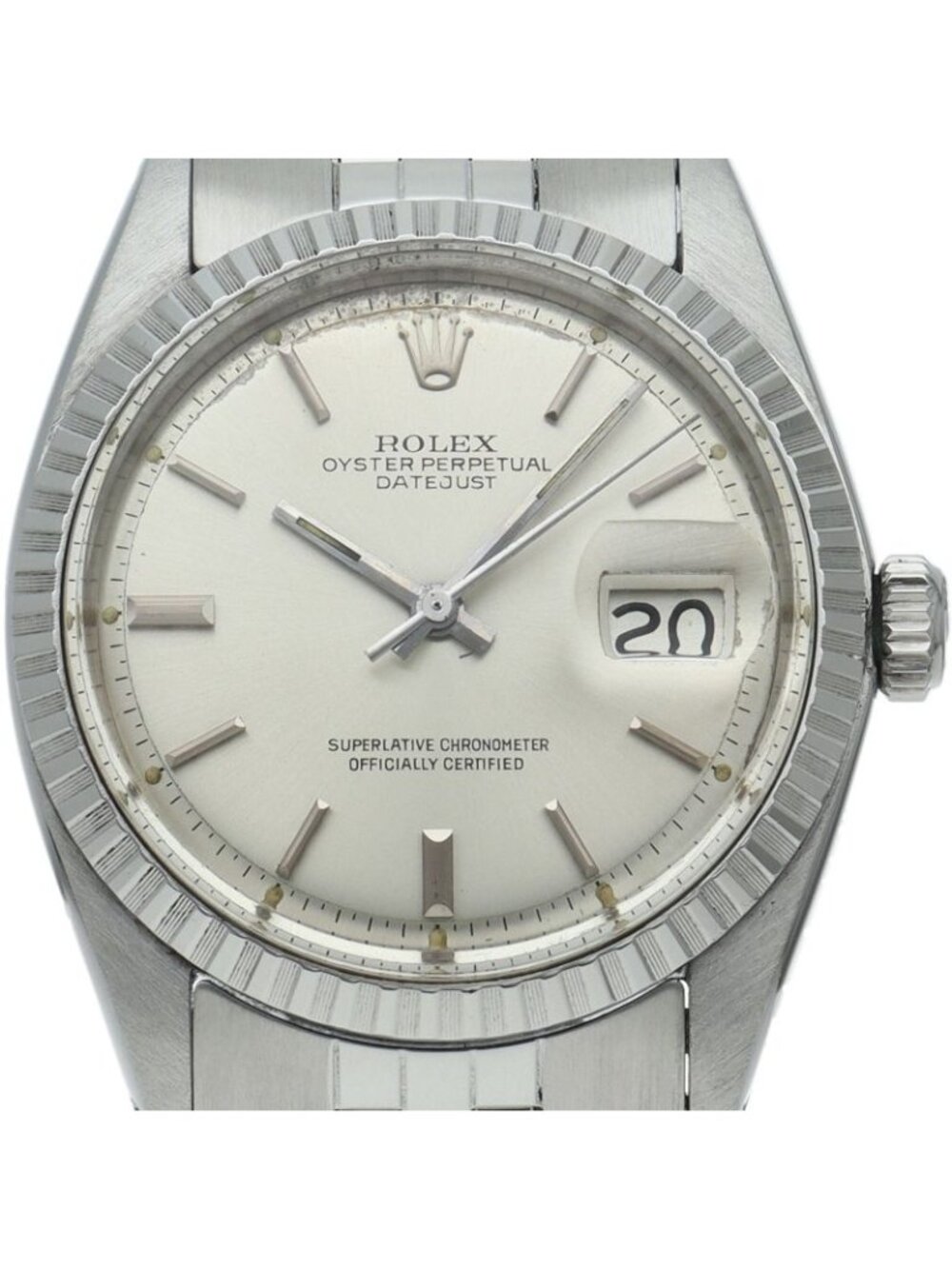 Rolex Datejust Watch Antique SS Silver